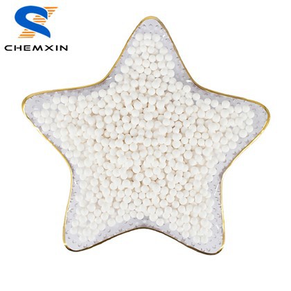 حبيبات ماصة بيضاء 5-7 ملم من الألومينا المنشطة للتجفيف